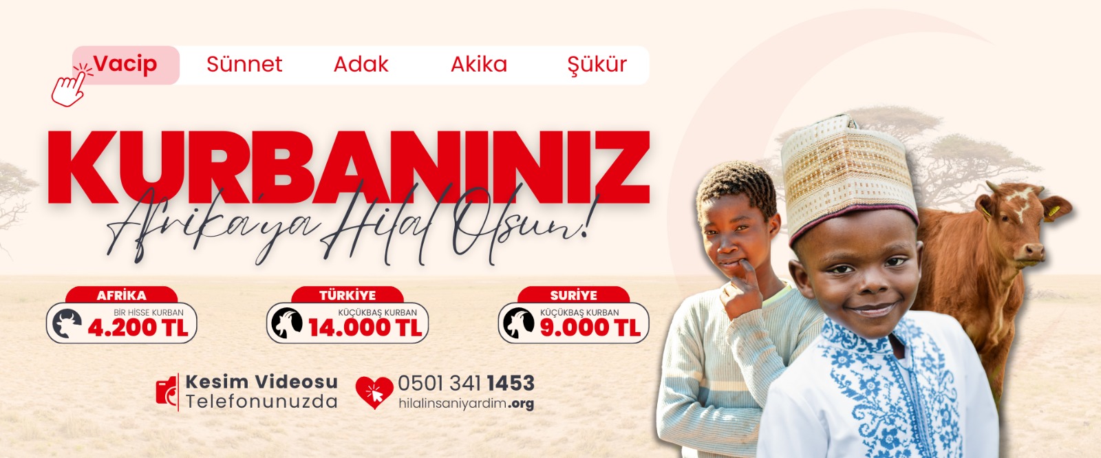 Kurbanınız Hilal Olsun